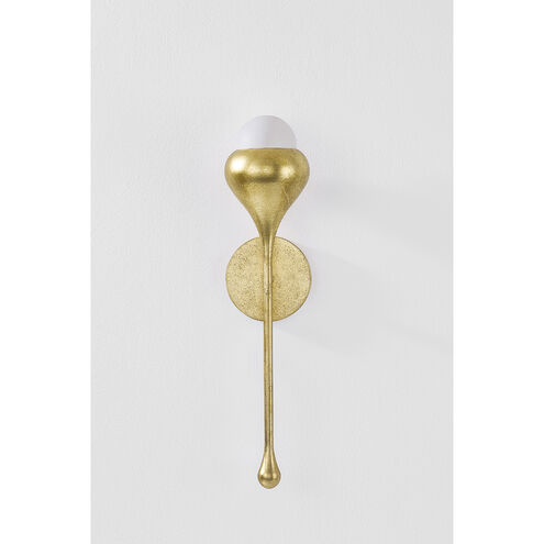 Luciel 1 Light 4.75 inch Vintage Gold Leaf Wall Sconce Wall Light